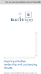 Mobile Screenshot of blueheronassociates.com